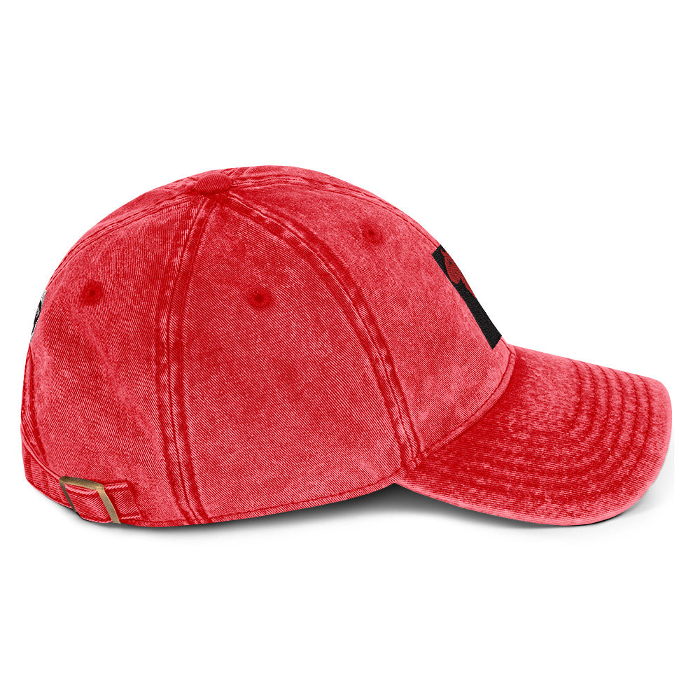 “YOVOY Sheep Red” Vintage Cotton Twill Cap