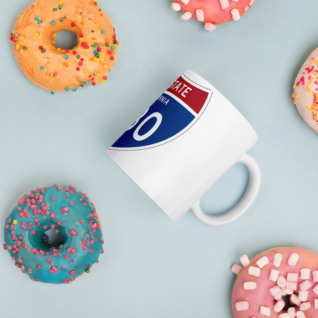 580 White glossy mug