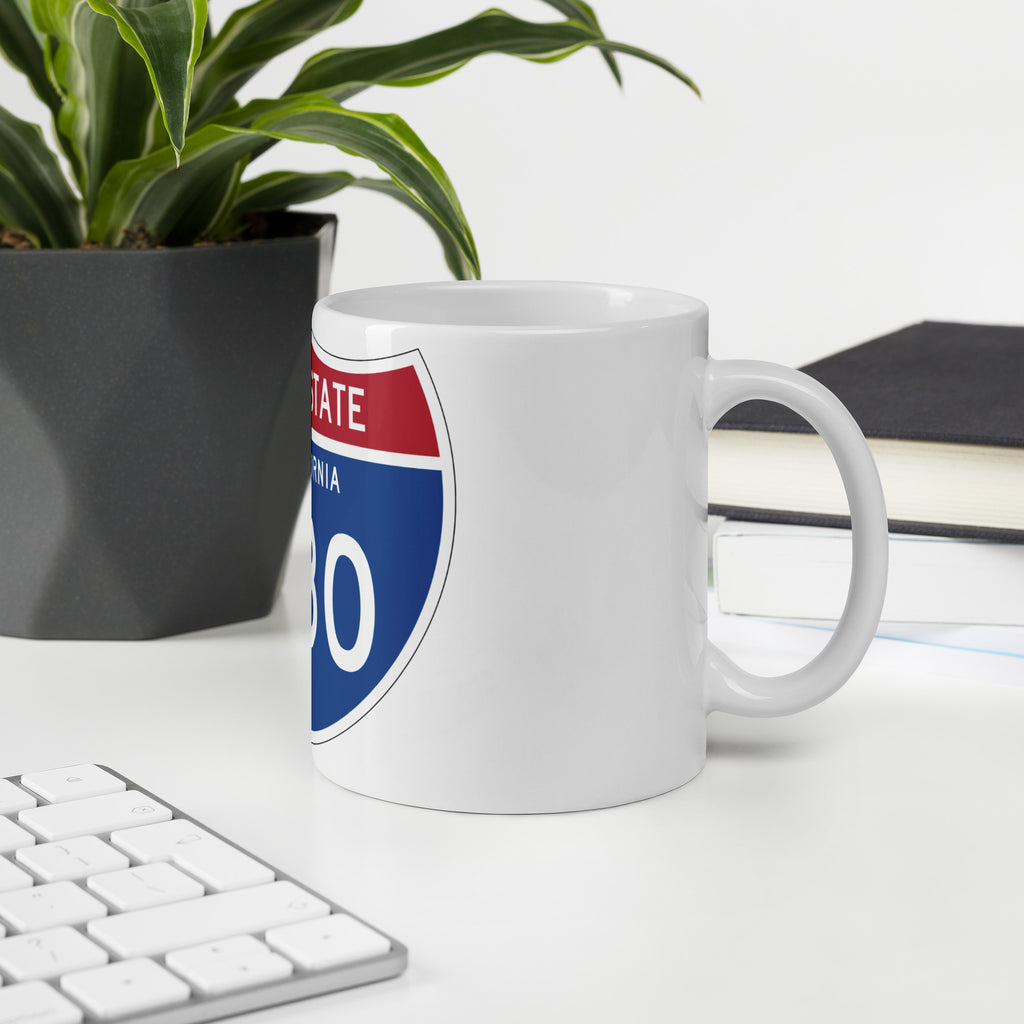 580 White glossy mug