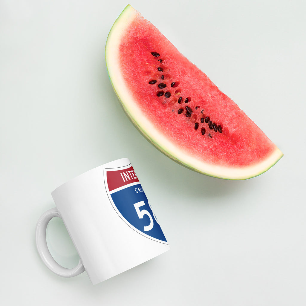 580 White glossy mug