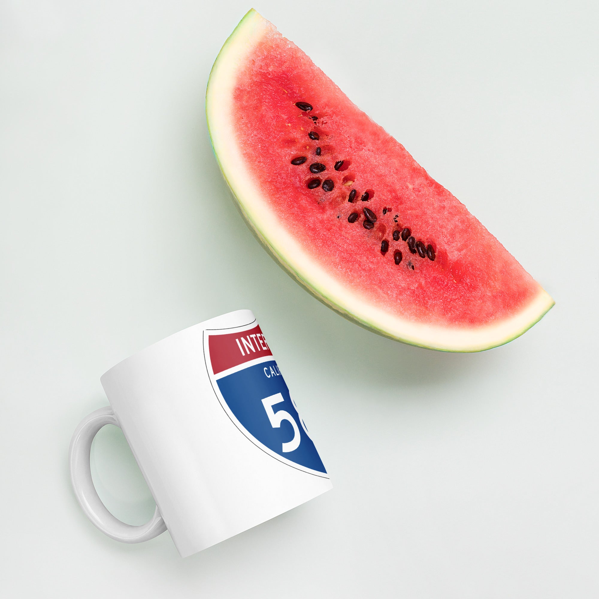 580 White glossy mug