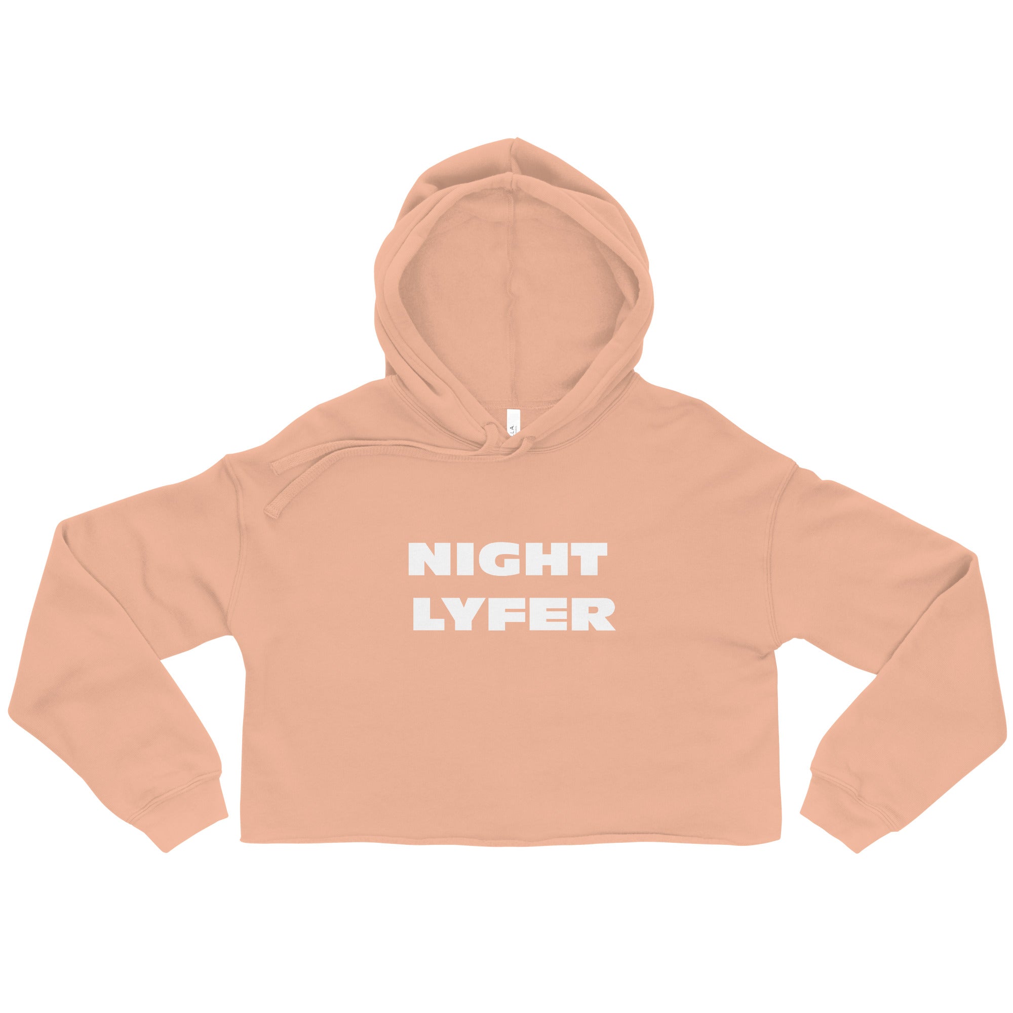 “Night LYFER” Crop Hoodie