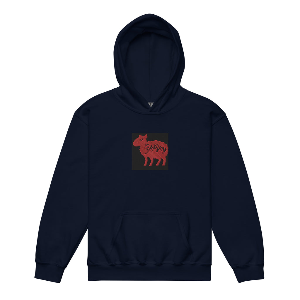 “YOVOY Sheep Red” Youth heavy blend hoodie