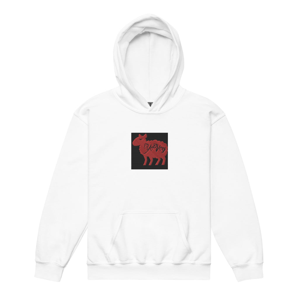 “YOVOY Sheep Red” Youth heavy blend hoodie