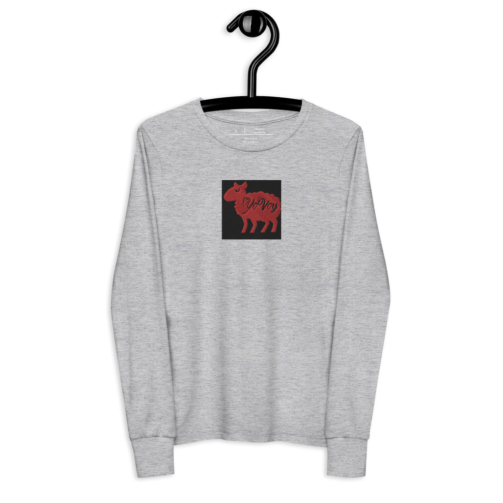 “YOVOy Sheep Red” Youth long sleeve tee