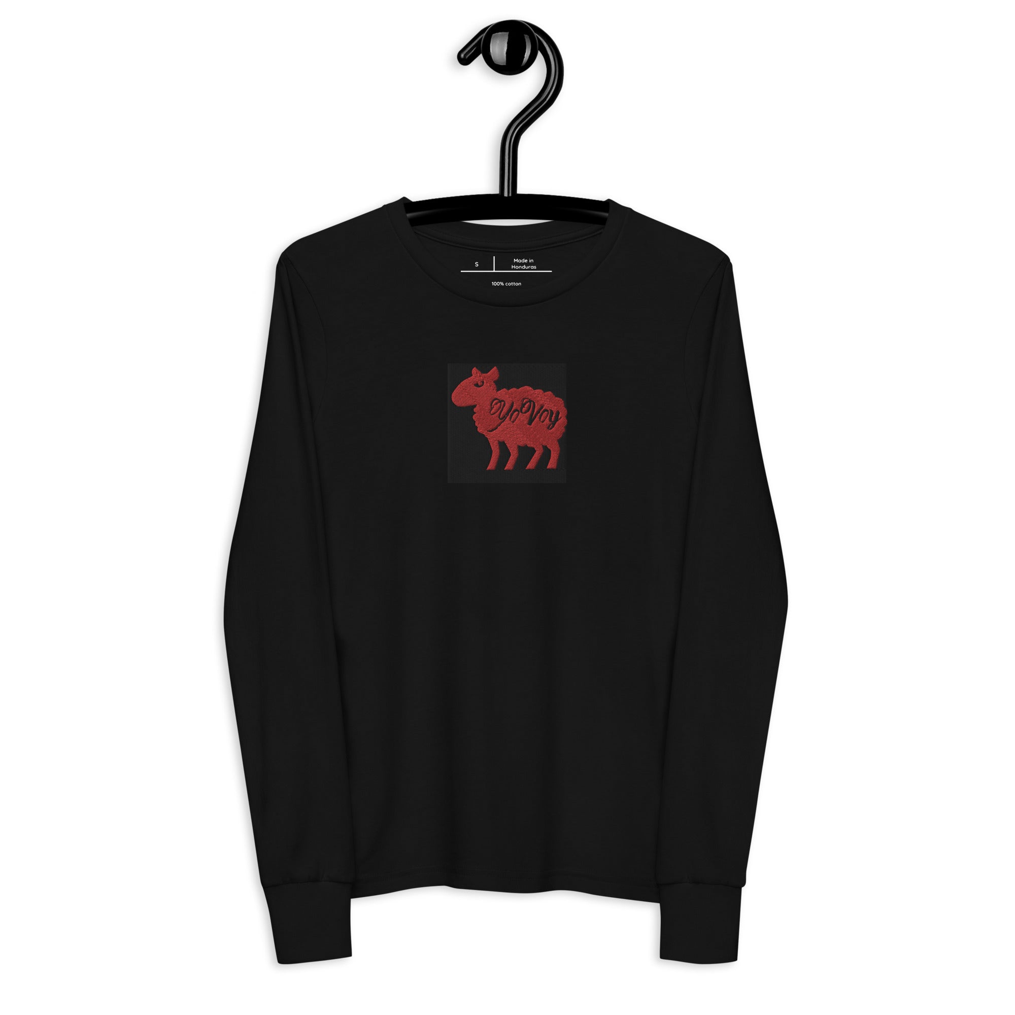 “YOVOy Sheep Red” Youth long sleeve tee
