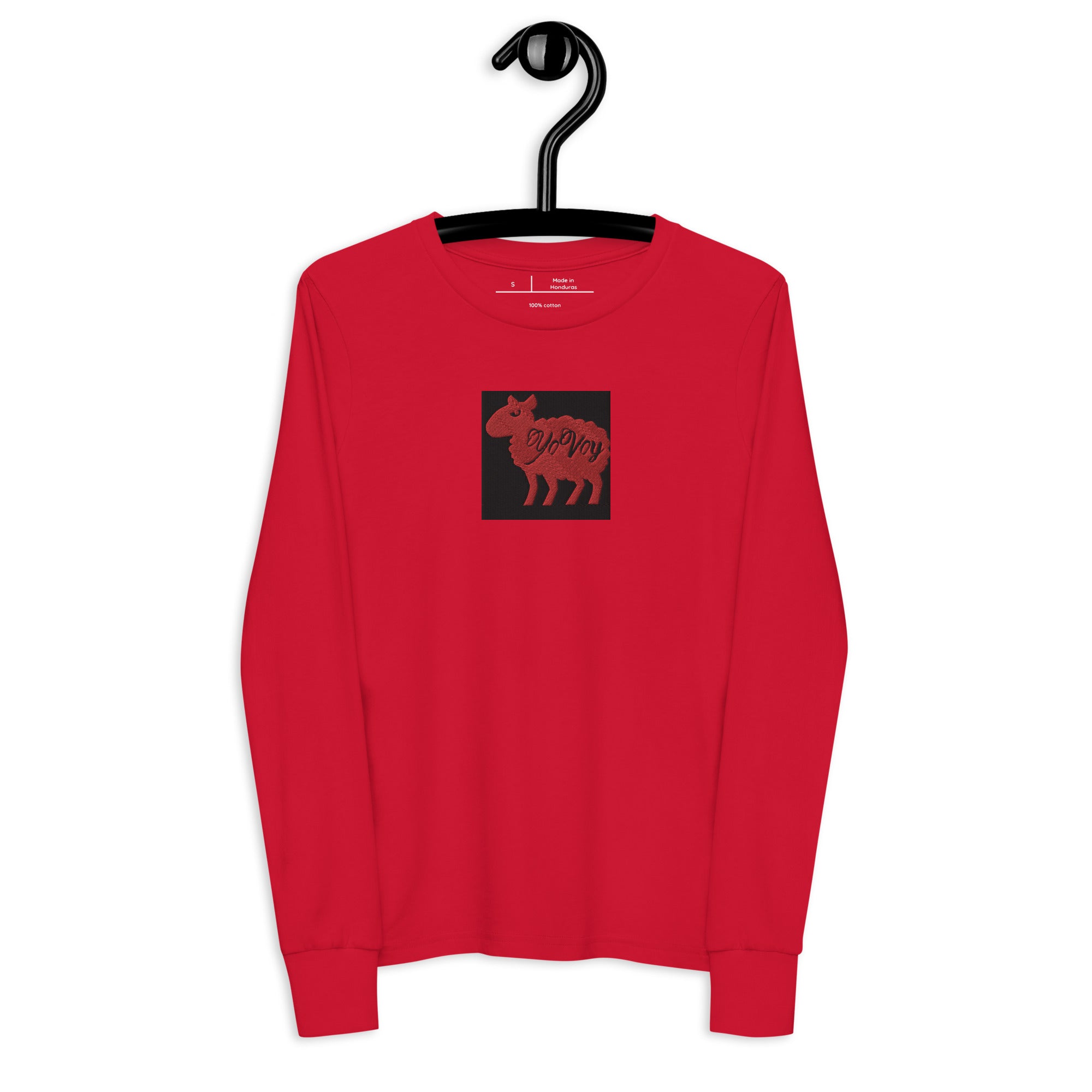 “YOVOy Sheep Red” Youth long sleeve tee