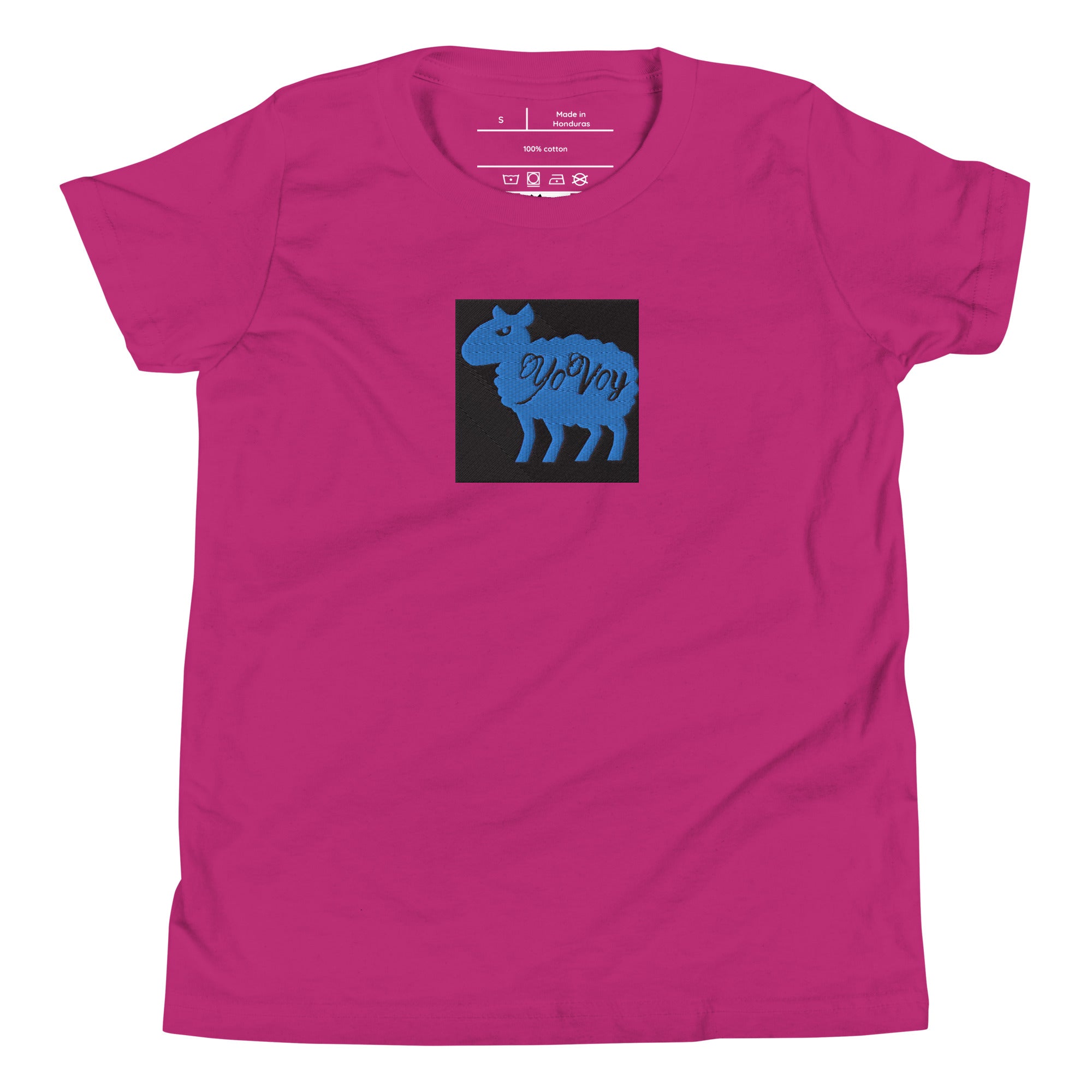 “YOVOY Sheep Baby Blue” Youth Short Sleeve T-Shirt