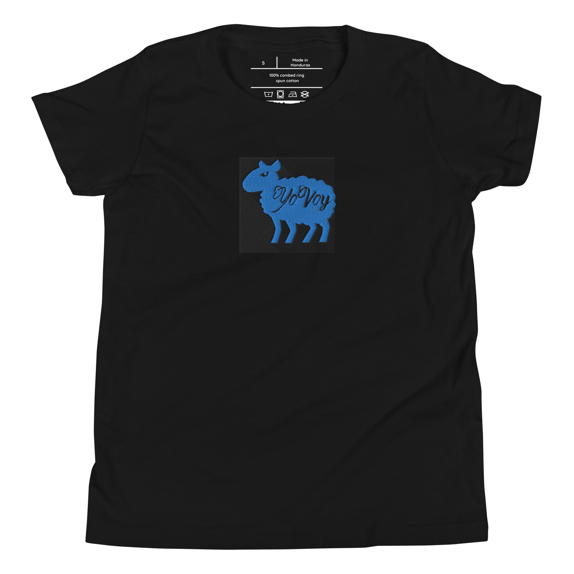 “YOVOY Sheep Baby Blue” Youth Short Sleeve T-Shirt