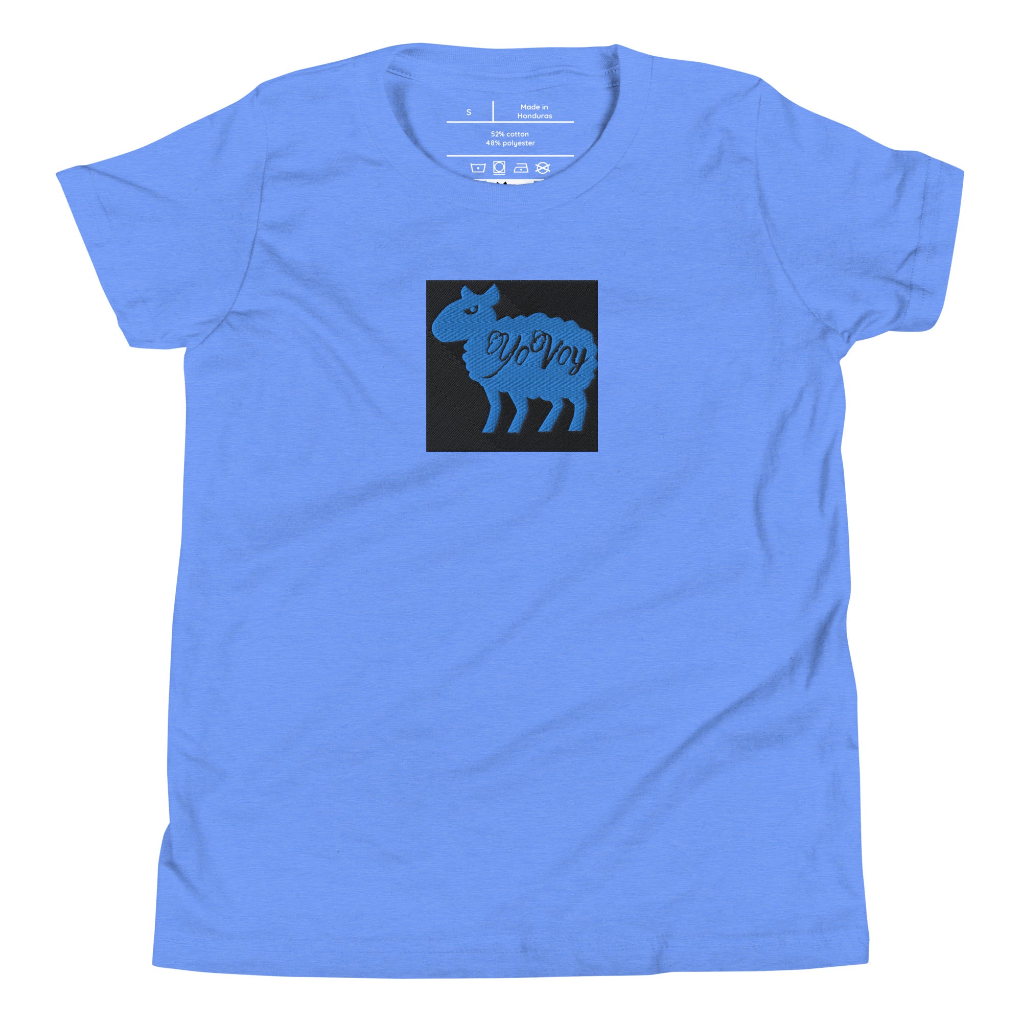 “YOVOY Sheep Baby Blue” Youth Short Sleeve T-Shirt