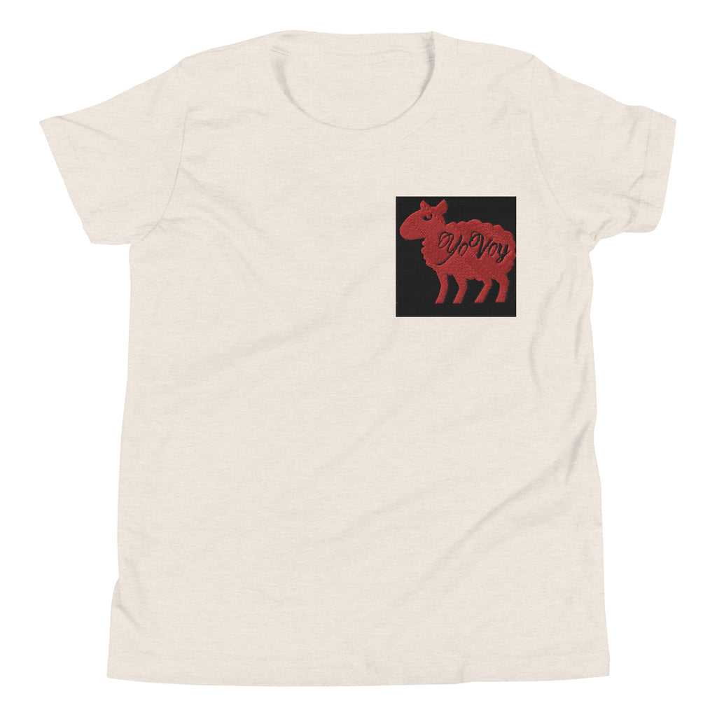“YOVOy Sheep Red” Youth Short Sleeve T-Shirt