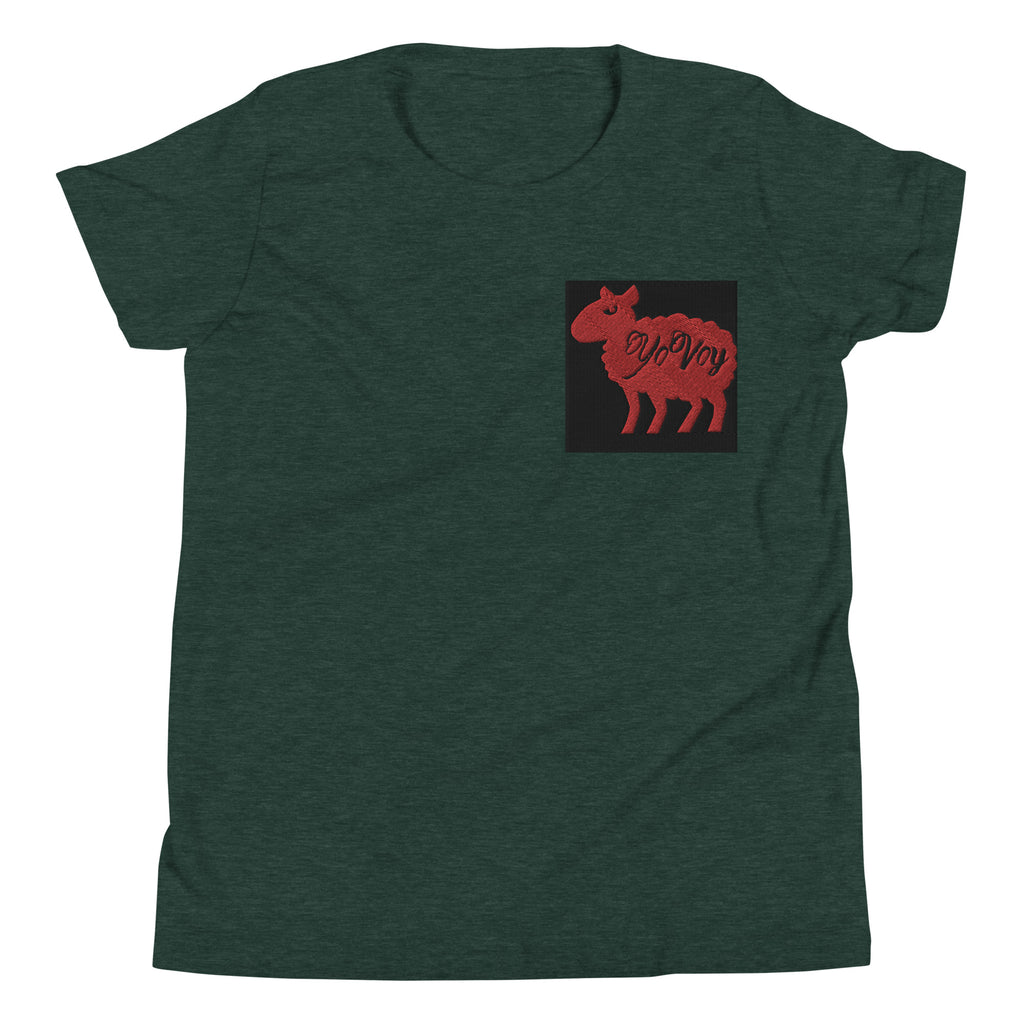 “YOVOy Sheep Red” Youth Short Sleeve T-Shirt