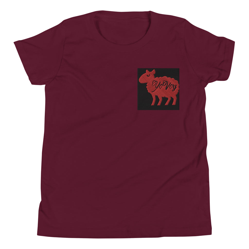 “YOVOy Sheep Red” Youth Short Sleeve T-Shirt