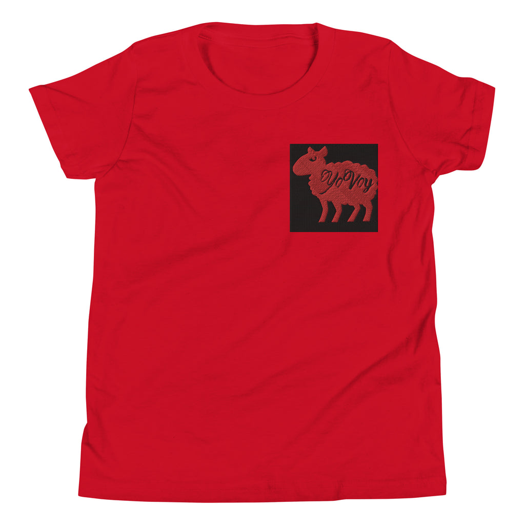 “YOVOy Sheep Red” Youth Short Sleeve T-Shirt