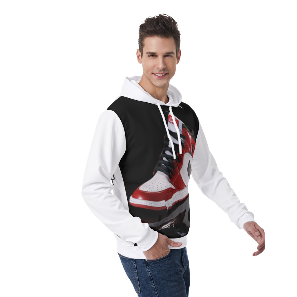 All-Over Print Men's Hoodie With Double-sides Print Hood