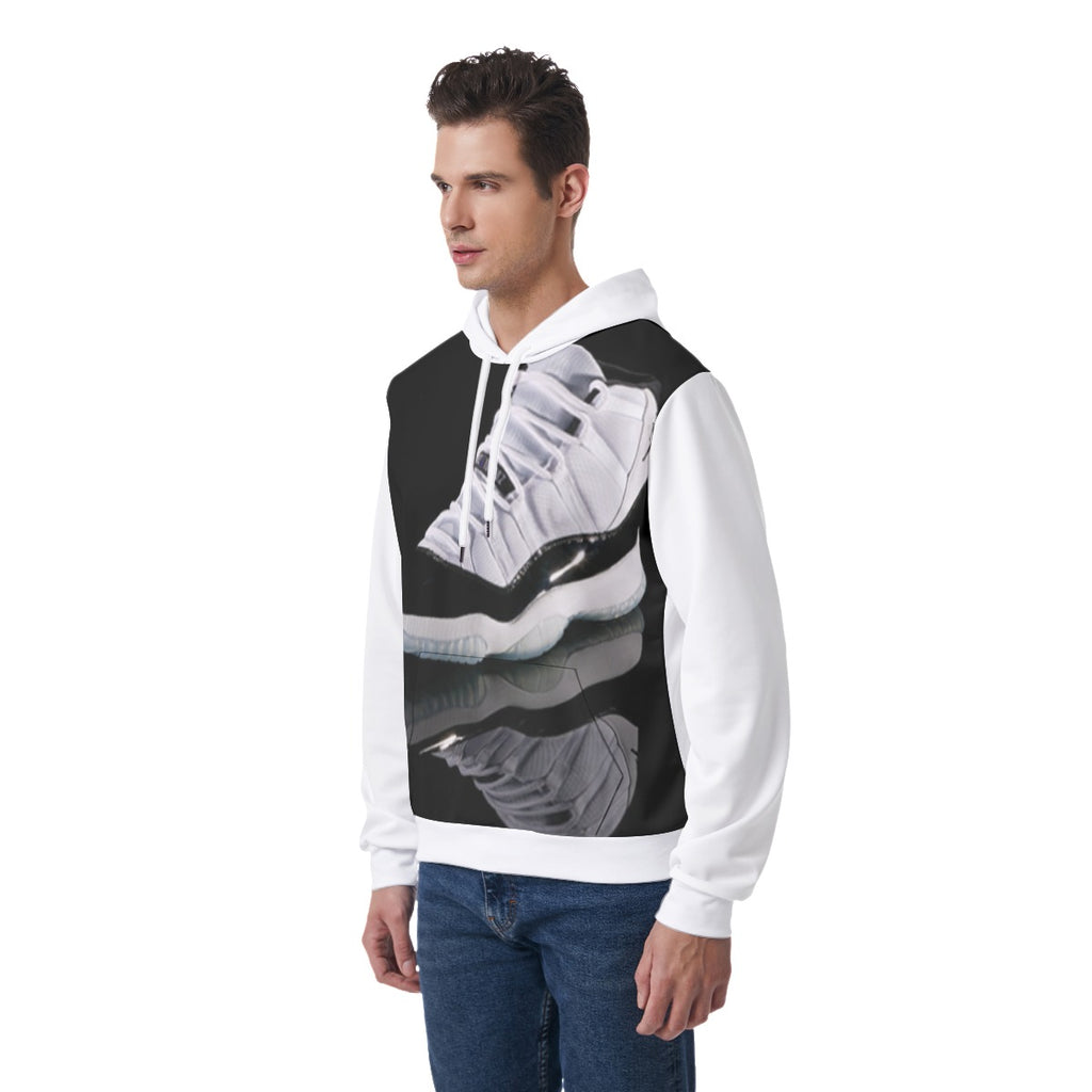 YOVOY MJ Men's Hoodie With Double-sides Print Hood