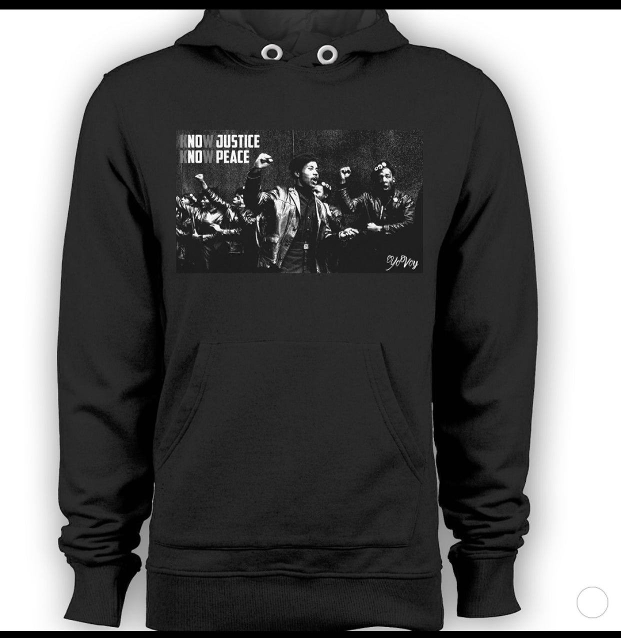 Know Justice Know Peace Hoodies