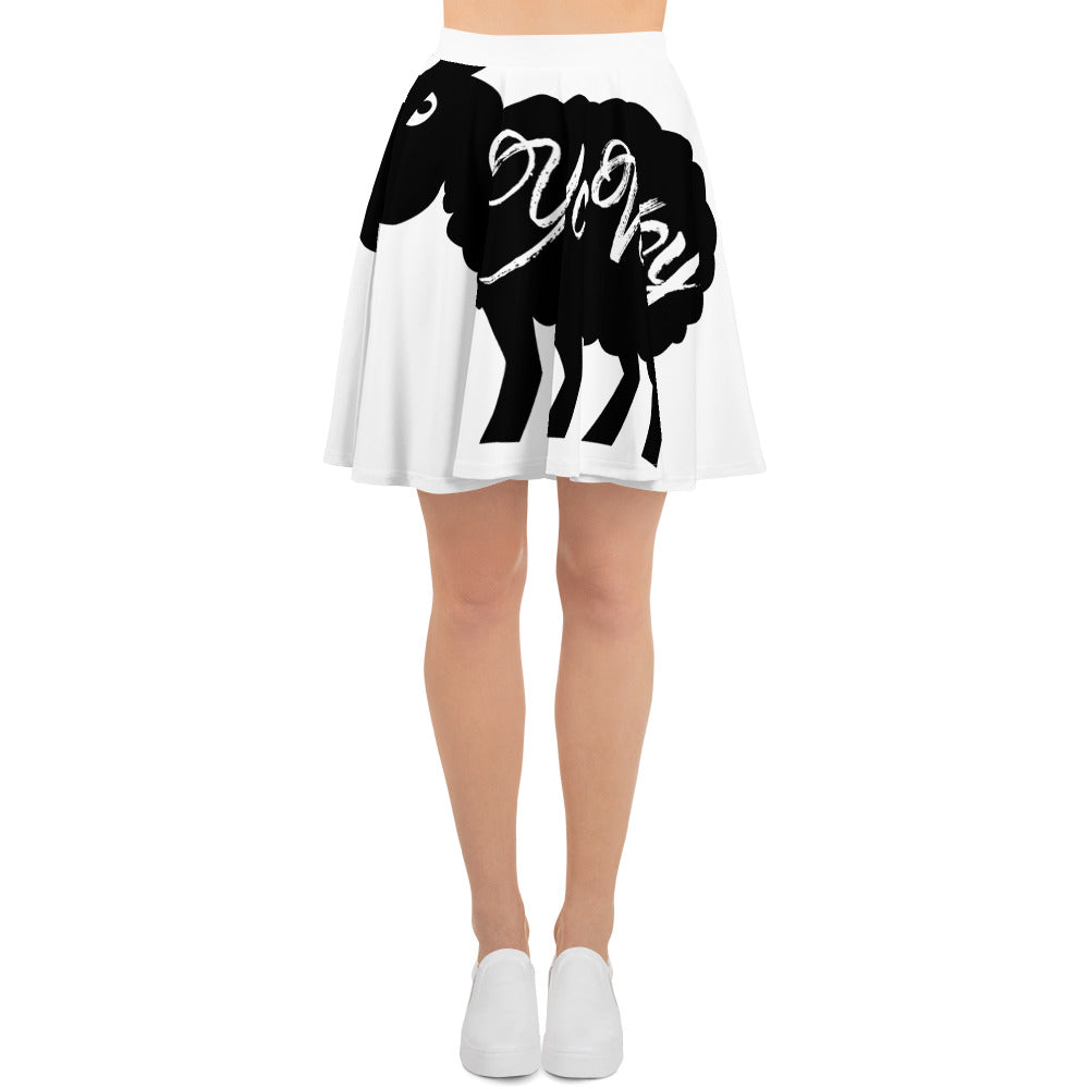 Skater “YOVOY Sheep” Skirt