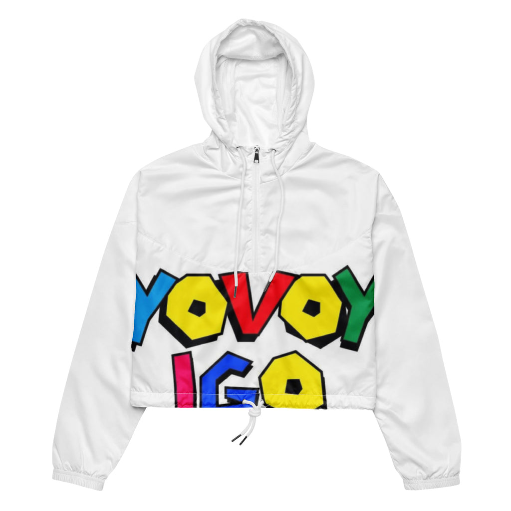 “YOVOY IGO” Women’s cropped windbreaker