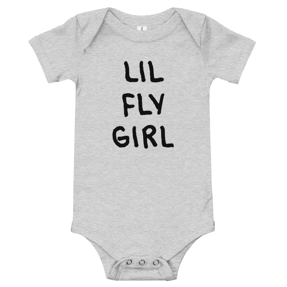 “Lil Fly Girl” Baby short sleeve one piece