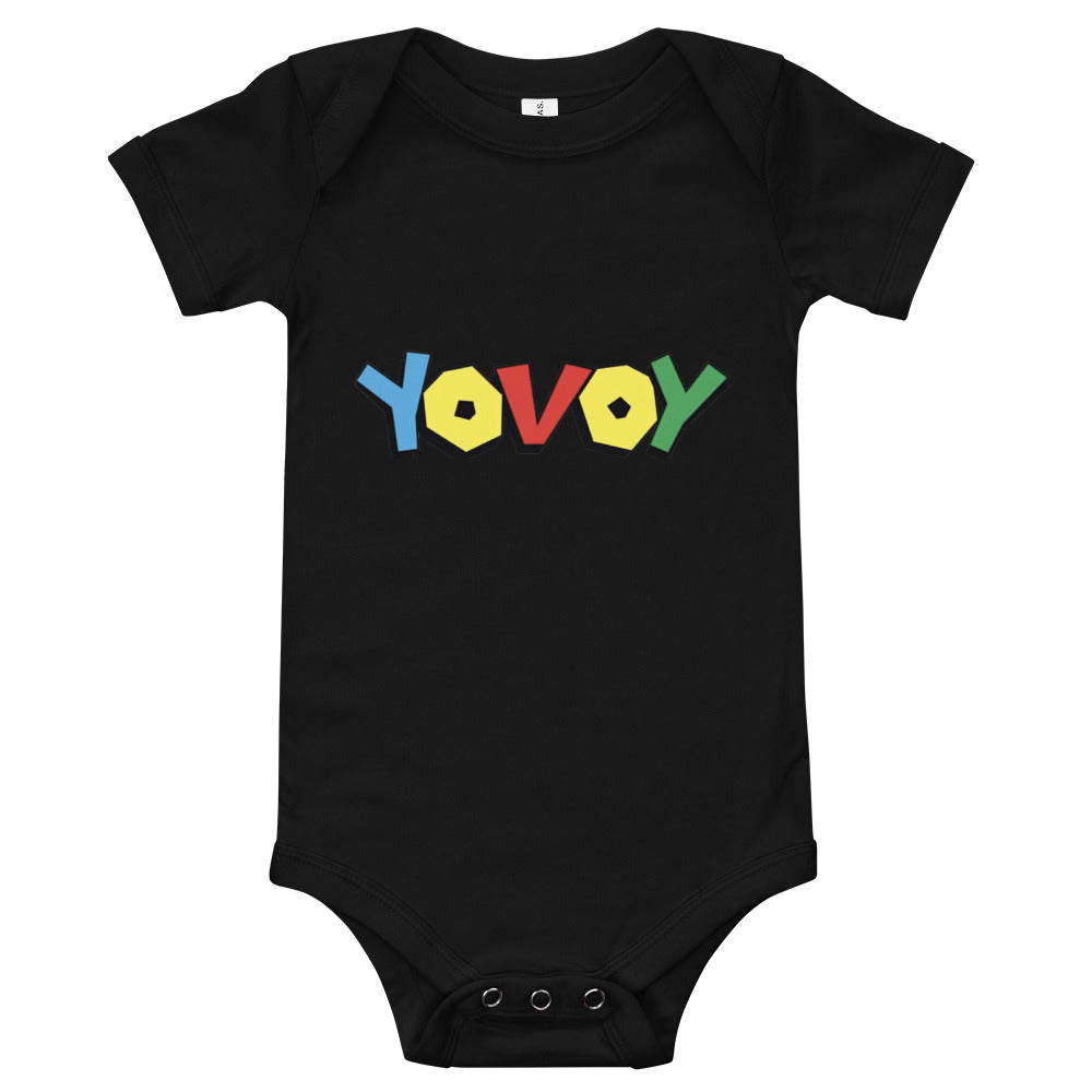 Baby short sleeve “ Colorful YouOwnValue”one piece