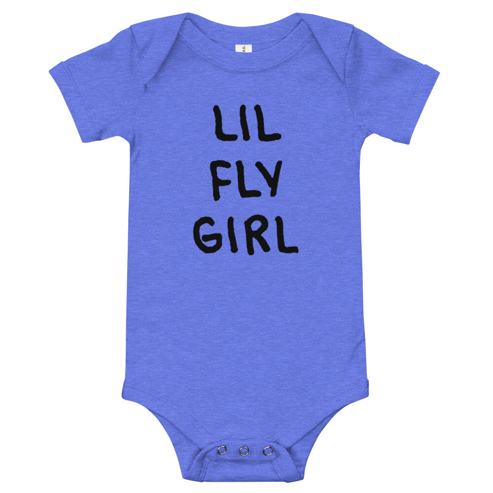 “Lil Fly Girl” Baby short sleeve one piece