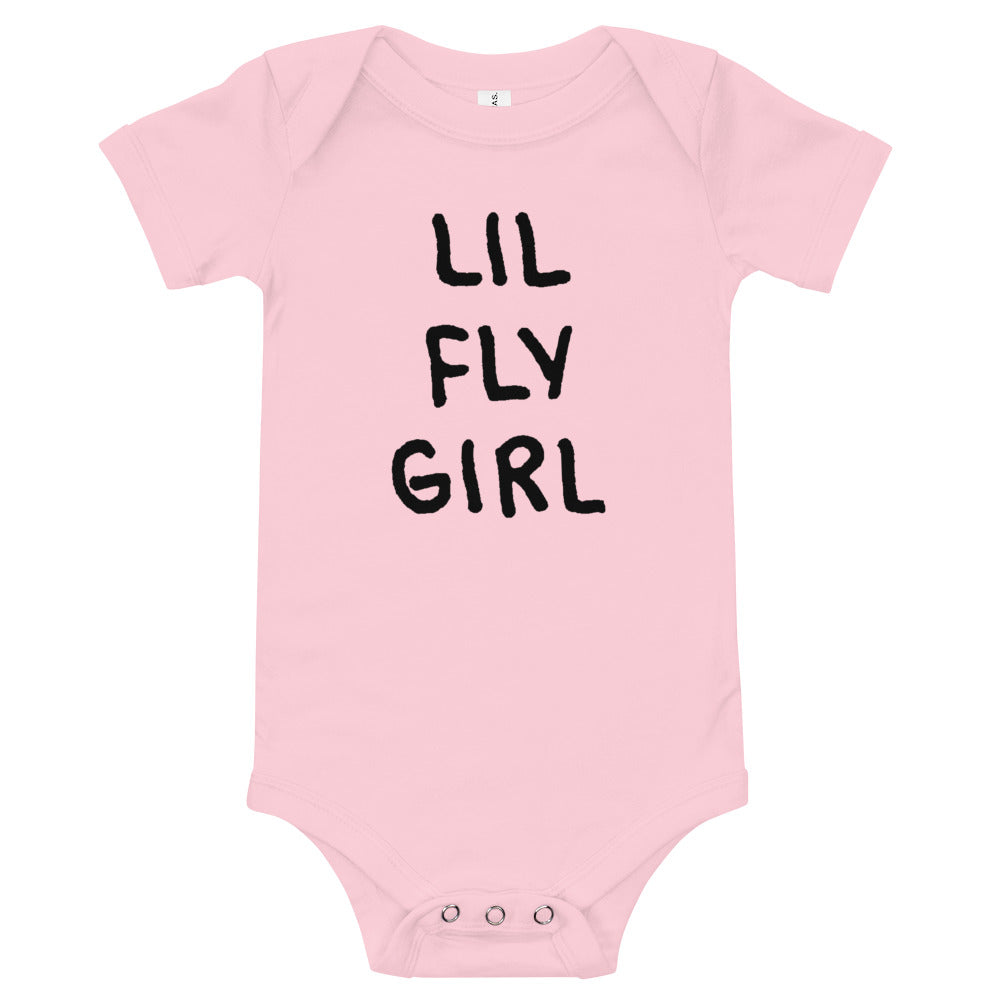 “Lil Fly Girl” Baby short sleeve one piece