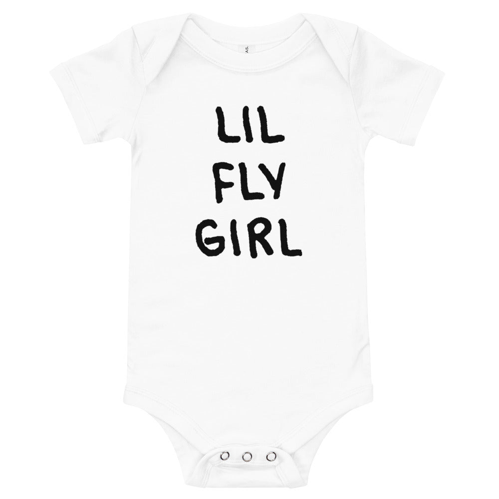 “Lil Fly Girl” Baby short sleeve one piece
