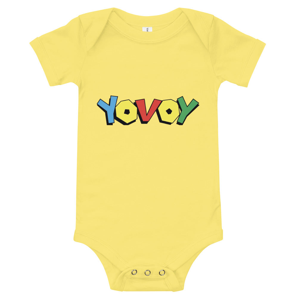 Baby short sleeve “ Colorful YouOwnValue”one piece