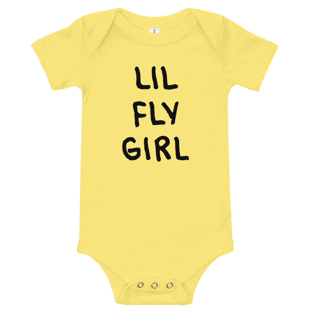 “Lil Fly Girl” Baby short sleeve one piece