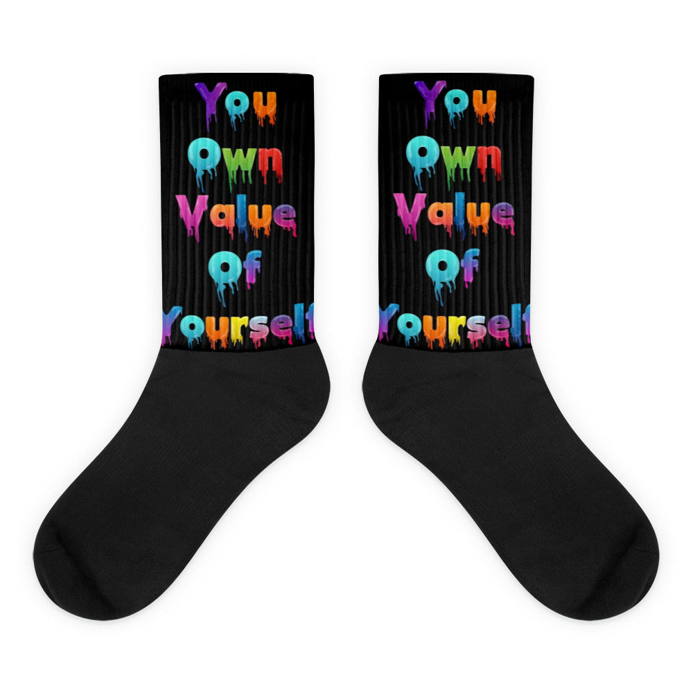 “ColorfulYouOwnValue” Socks