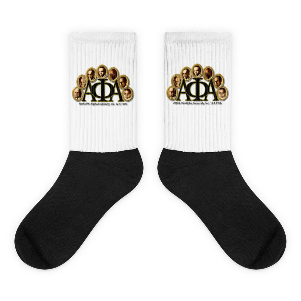 “Alpha Phi Alpha” Socks