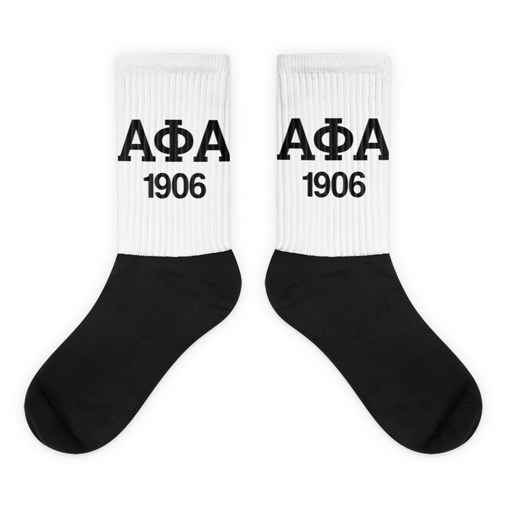 “Alpha Phi Alpha” Socks