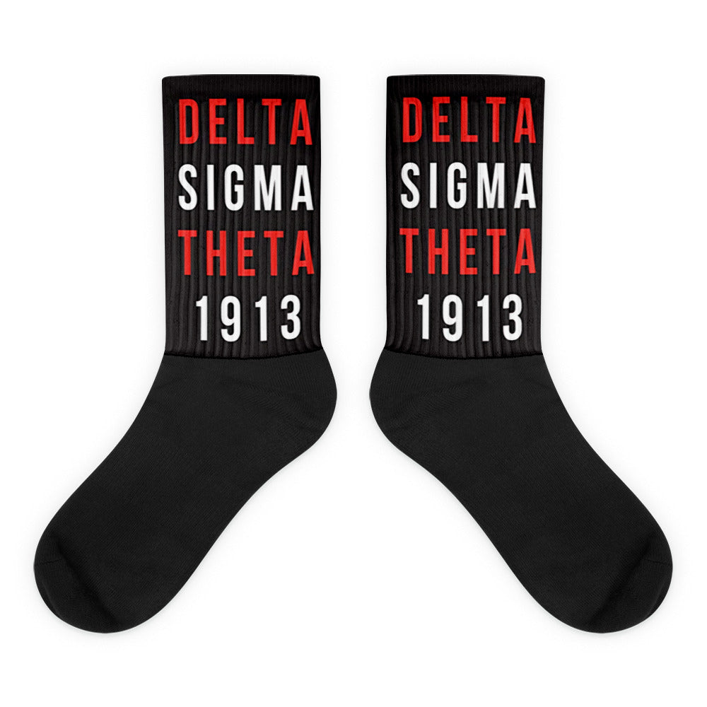 “Delta Sigma Theta” Socks