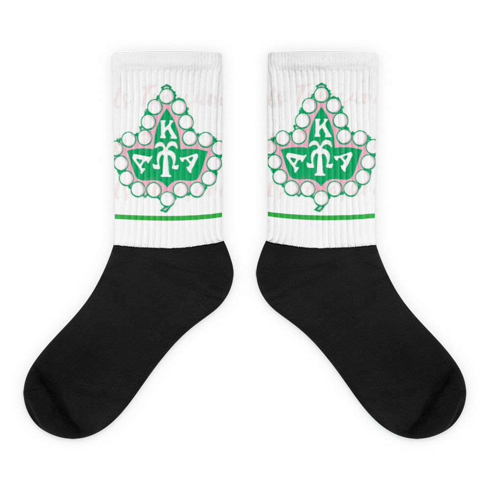 “Alpha Kappa Alpha” Socks