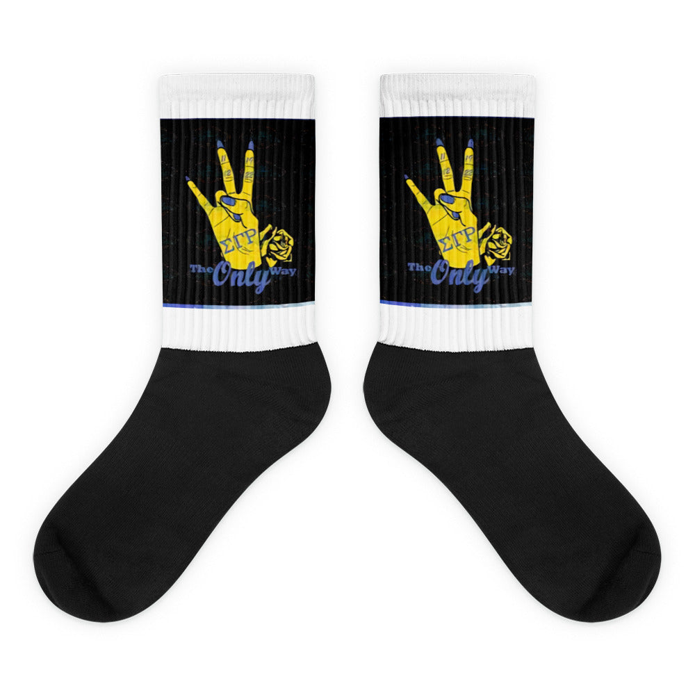 “Sigma Gamma Rho” Socks