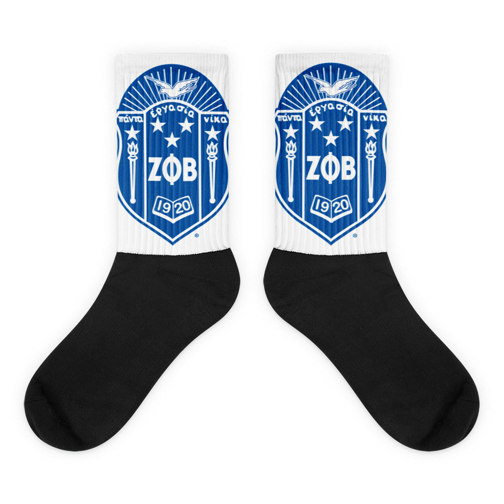 “Zeta Phi Beta” Socks