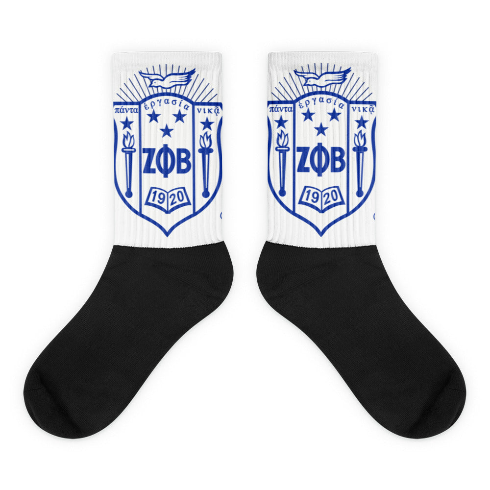 “Zeta Phi Beta” Socks