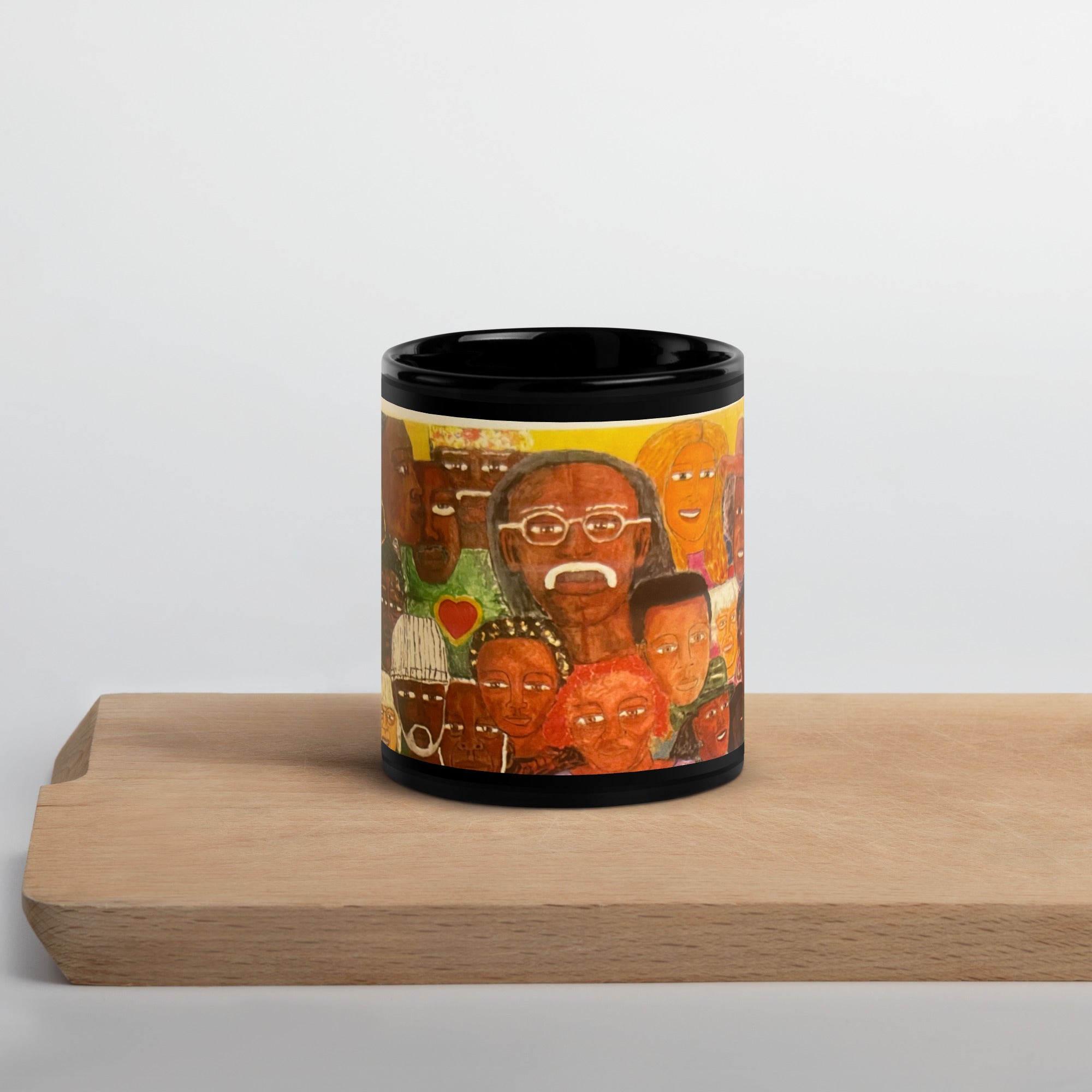 “Leon Kennedy” Black Glossy Mug