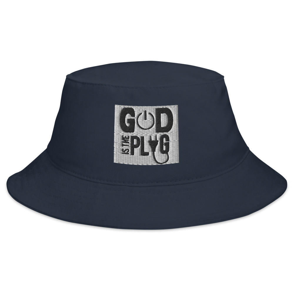 “God is the plug” Bucket Hat