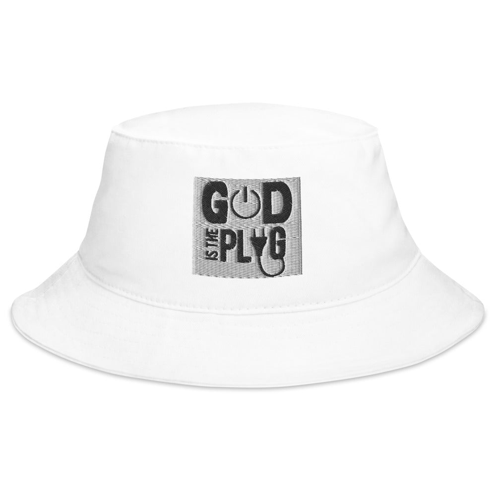 “God is the plug” Bucket Hat