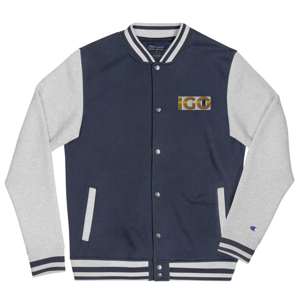 Embroidered Champion Bomber “IGO” Jacket