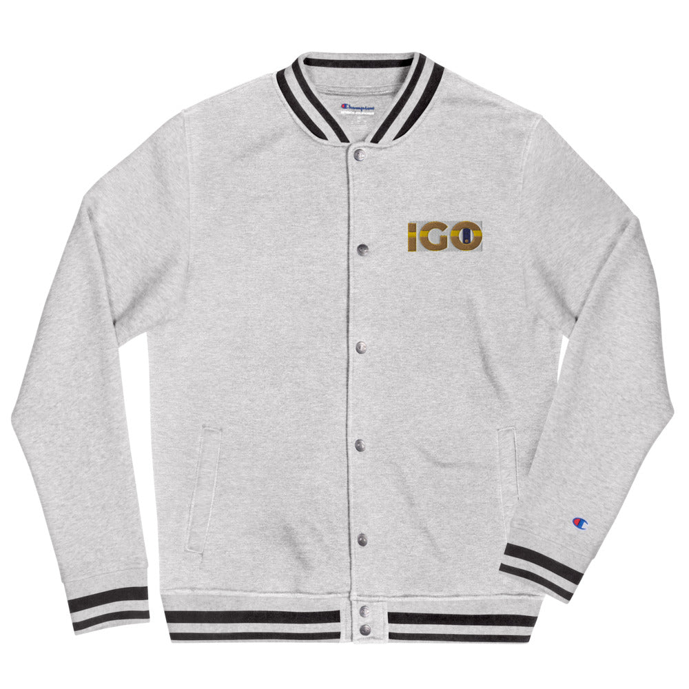Embroidered Champion Bomber “IGO” Jacket