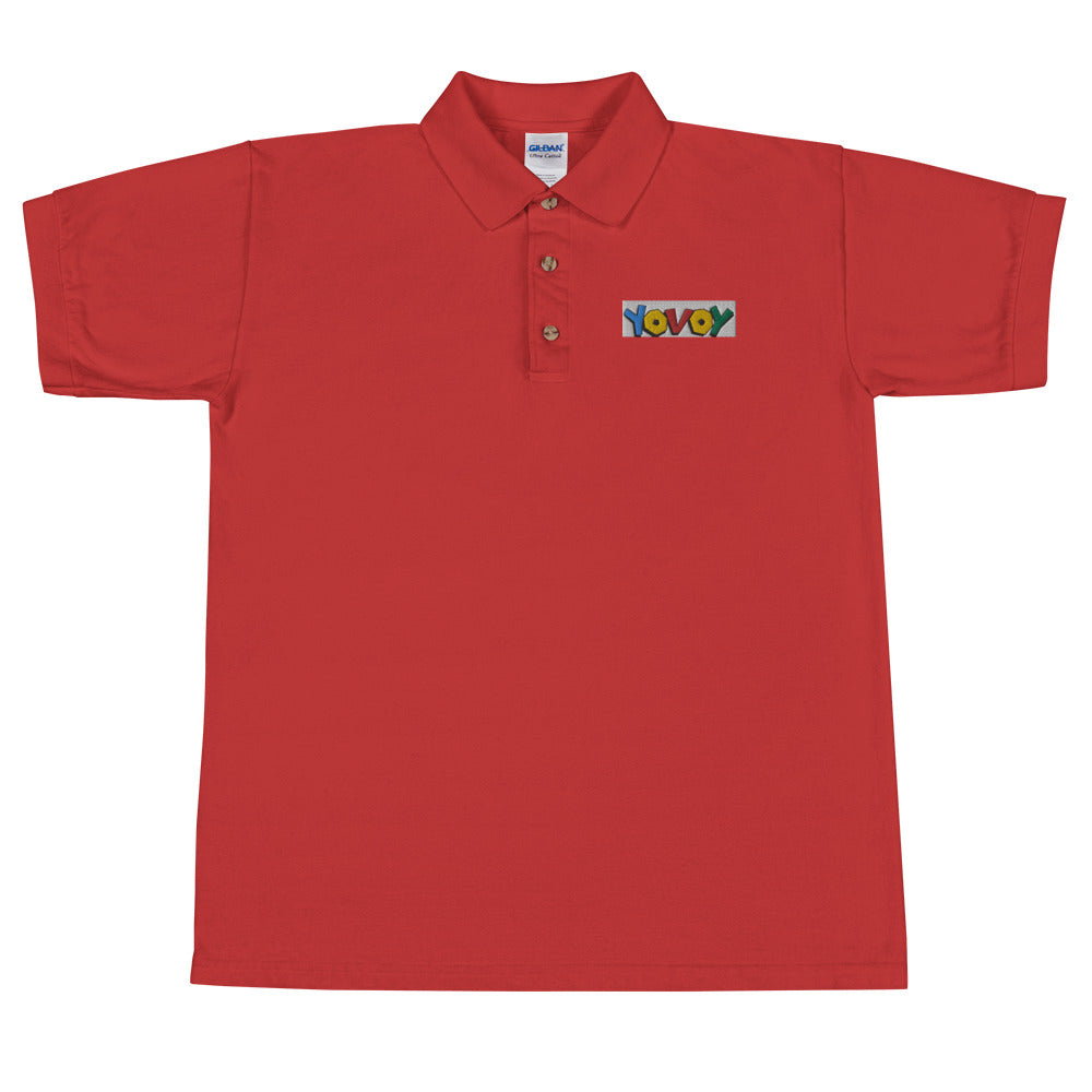 Embroidered Polo “YOVOY Color” Shirt
