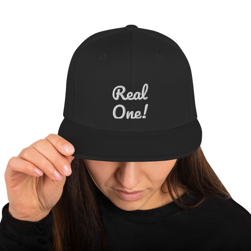 “Real One” Snapback Hat
