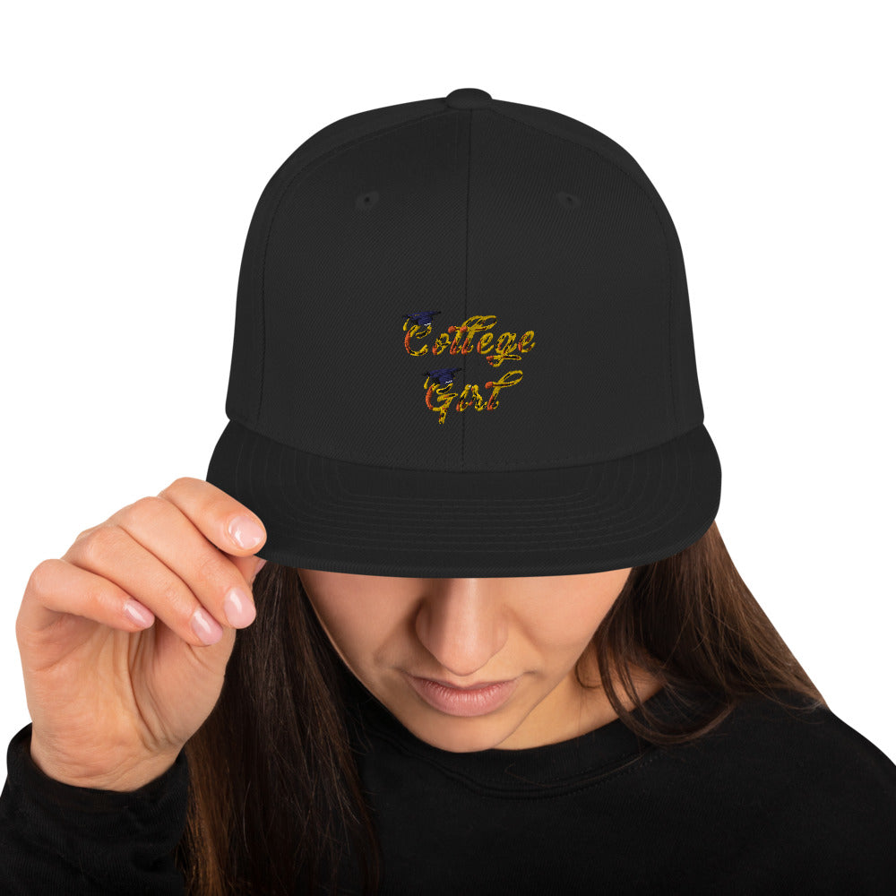 “CollegeGirl” Snapback Hat