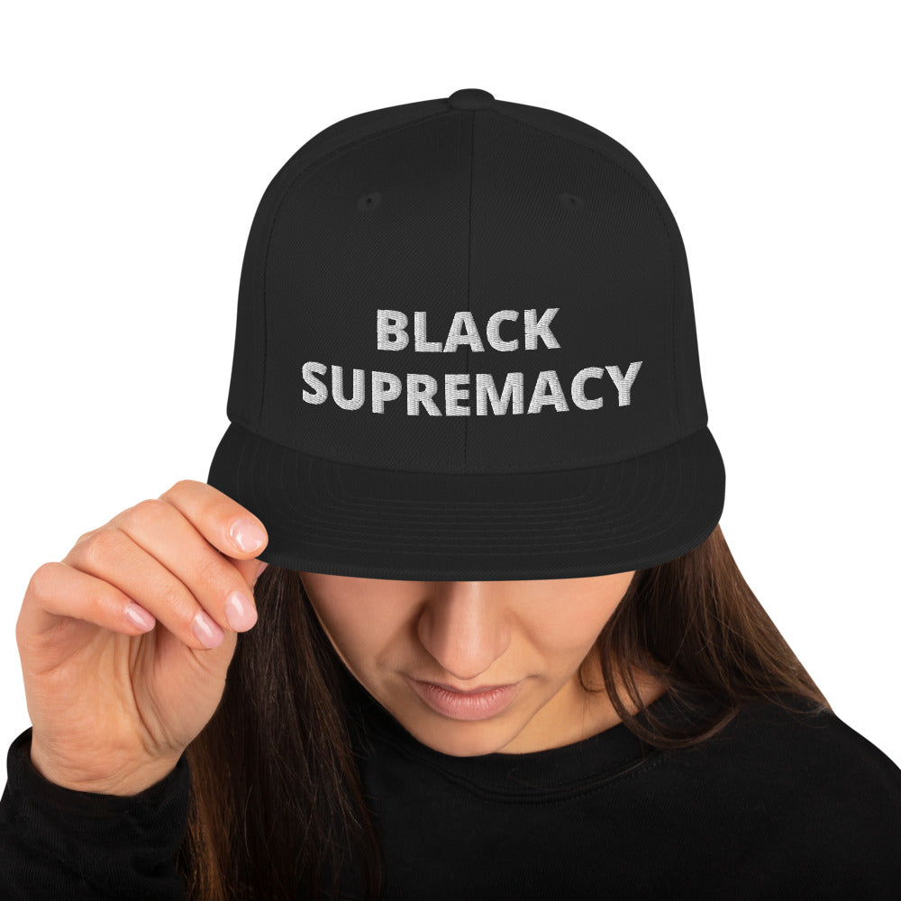 “Black Supremacy” Snapback Hat