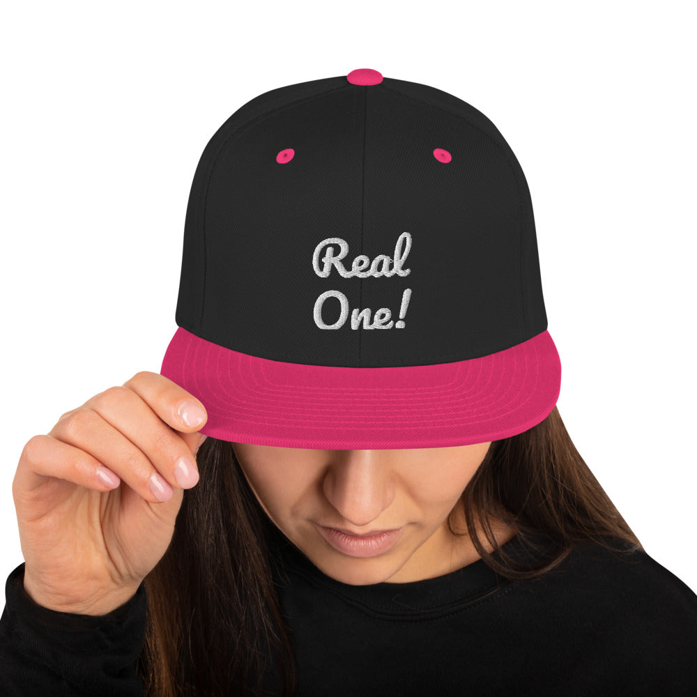 “Real One” Snapback Hat