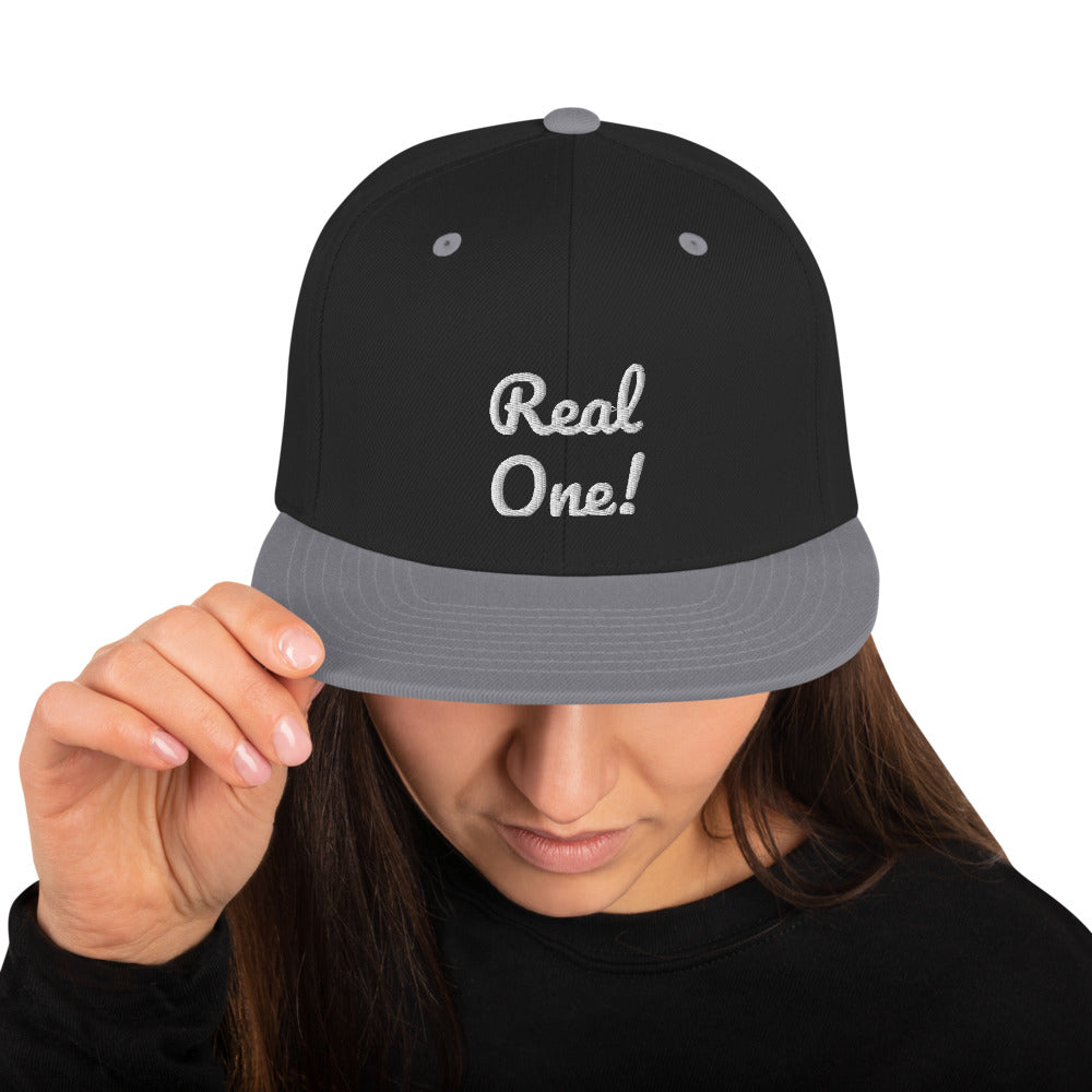 “Real One” Snapback Hat