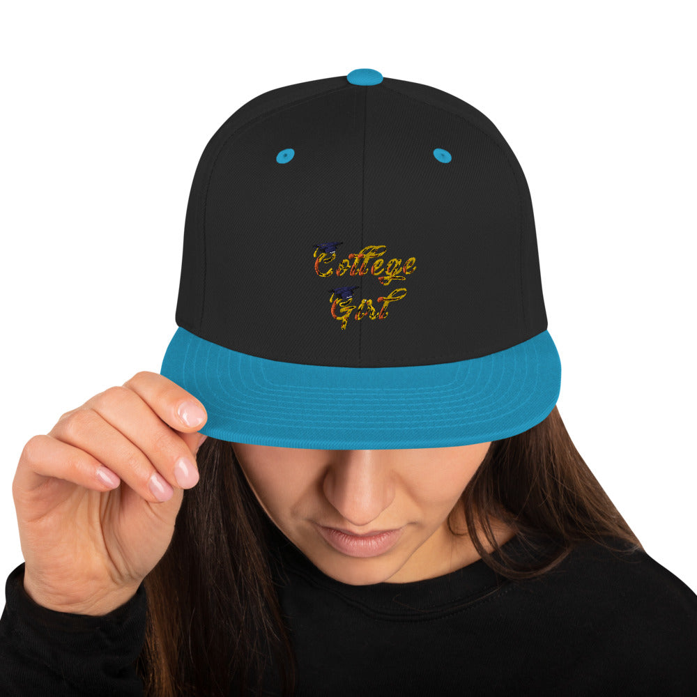 “CollegeGirl” Snapback Hat